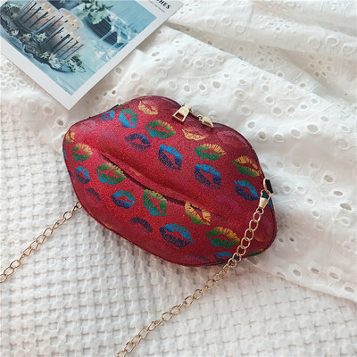 2019 new casual wild chic lip print personality Messenger bag female fashion tide sequins lips chain shoulder bag
2019 new casual wild chic lip print personality Messenger bag female fashion tide sequins lips chain shoulder bag