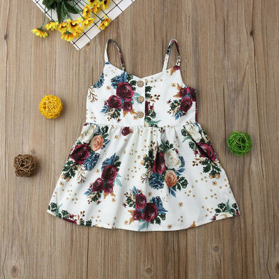 SUNSIOM Infant Baby Girl Floral Sling Dress Cotton Sundress Sleeveless Summer Clothes
SUNSIOM Infant Baby Girl Floral Sling Dress Cotton Sundress Sleeveless Summer Clothes