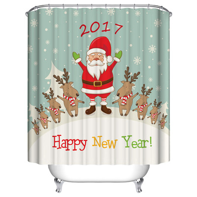 Gobestart Christmas Waterproof Polyester Bathroom Shower Curtain Decor With Hooks New H
Gobestart Christmas Waterproof Polyester Bathroom Shower Curtain Decor With Hooks New H