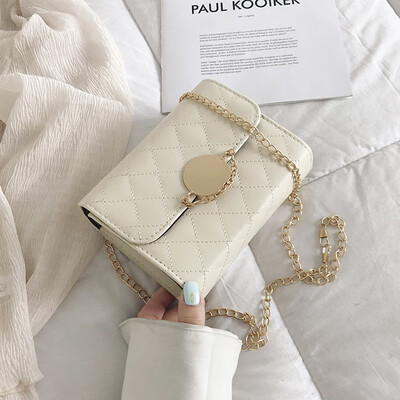 Casual temperament Sen wild slanting small square bag 2019 new Korean fashion simple rhombic chain shoulder bag
Casual temperament Sen wild slanting small square bag 2019 new Korean fashion simple rhombic chain shoulder bag