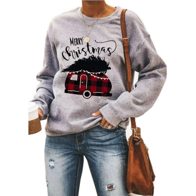 Womens Winter Sweatshirts Christmas Tree Print Long Sleeve Loose Tops Shirt Jumper
Womens Winter Sweatshirts Christmas Tree Print Long Sleeve Loose Tops Shirt Jumper