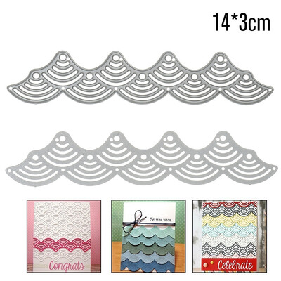 Wavy lace Metal Stencil Metal Cutting Dies For DIY Scrapbooking Paper Card Craft Big Shot Embossing Dies
Wavy lace Metal Stencil Metal Cutting Dies For DIY Scrapbooking Paper Card Craft Big Shot Embossing Dies