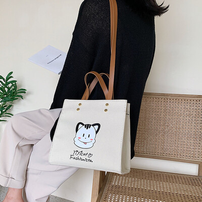 Qiao Bani 2019 new South Korea Dongdaemun fashion print shopping bag Tote bag hand shoulder shoulder diagonal handbag
Qiao Bani 2019 new South Korea Dongdaemun fashion print shopping bag Tote bag hand shoulder shoulder diagonal handbag