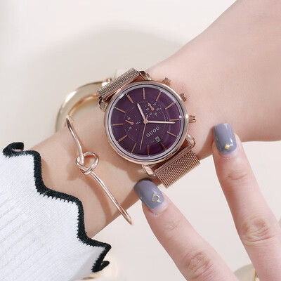 Trend calendar quartz female watch atmospheric dial waterproof steel belt temperament watch casual watch
Trend calendar quartz female watch atmospheric dial waterproof steel belt temperament watch casual watch