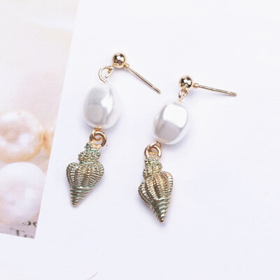 EK693 Boho Vintage Natural Shell Drop Earrings For Women Beach Small Conch Pearl Drop Earring Wedding Jewelry Accessories
EK693 Boho Vintage Natural Shell Drop Earrings For Women Beach Small Conch Pearl Drop Earring Wedding Jewelry Accessories