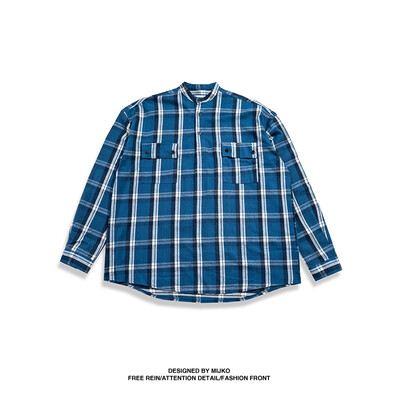 MIJKO mens womens autumn&winter new plaid pullover button shirt men&women with the same paragraph high street neutral couple arc hem shirt
MIJKO mens womens autumn&winter new plaid pullover button shirt men&women with the same paragraph high street neutral couple arc hem shirt
