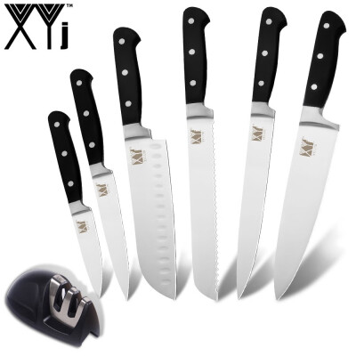 XYj Sharp Stainless Steel Knife Multi-Purpose Knife Sharpener 8" Slicing Chef Bread 7" Santoku 5" Utility 35" Fruit Kitchen Knive
XYj Sharp Stainless Steel Knife Multi-Purpose Knife Sharpener 8" Slicing Chef Bread 7" Santoku 5" Utility 35" Fruit Kitchen Knive