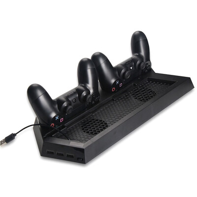 Vertical Stand Cooling Fan For PS4 Slim Pro Cooler Fan With Gaming Controller Dual Charging Station Dock
Vertical Stand Cooling Fan For PS4 Slim Pro Cooler Fan With Gaming Controller Dual Charging Station Dock