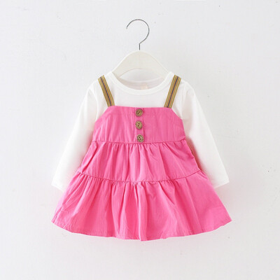 Autumn Girl Dresses 18M-4Y Casual Fake 2 Pcs Strap Long Sleeve Kids Toddler Baby Girls Dress Kids Princess Dresses 4Colors
Autumn Girl Dresses 18M-4Y Casual Fake 2 Pcs Strap Long Sleeve Kids Toddler Baby Girls Dress Kids Princess Dresses 4Colors
