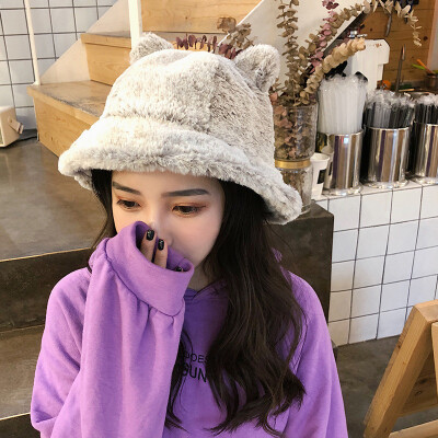 Tailored Women Fashion Cute Autumn And Winter Plush Cartoon Cat Basin Cap Fisherman Hat
Tailored Women Fashion Cute Autumn And Winter Plush Cartoon Cat Basin Cap Fisherman Hat