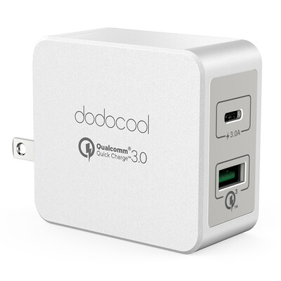dodocool 33W 2-Port USB Wall Charger Power Adapter with 18W Quick Charge 30&15W Reversible Type-C Charging Ports Foldable US
dodocool 33W 2-Port USB Wall Charger Power Adapter with 18W Quick Charge 30&15W Reversible Type-C Charging Ports Foldable US