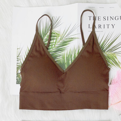 Sports Bra Female Beauty Back Gathered Vest-Type Rimless Cotton Material Material Comfortable Breathable Elastic Wild Fashion
Sports Bra Female Beauty Back Gathered Vest-Type Rimless Cotton Material Material Comfortable Breathable Elastic Wild Fashion