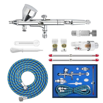 ROYALMAX Airbrush Double Action Adjustable Air Flow Adjustable Atomization Size 11160
ROYALMAX Airbrush Double Action Adjustable Air Flow Adjustable Atomization Size 11160