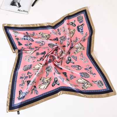 New Korean version of the simple&simple color matching wild small silk scarves scarf simulation silk printing small square FJ068
New Korean version of the simple&simple color matching wild small silk scarves scarf simulation silk printing small square FJ068