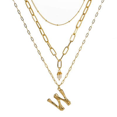 natural freshwater pearl A-Z 26 Initial Pendant Letter Necklace For Women Gold Letter Wholesale Jewelry Gift for Love Friends
natural freshwater pearl A-Z 26 Initial Pendant Letter Necklace For Women Gold Letter Wholesale Jewelry Gift for Love Friends