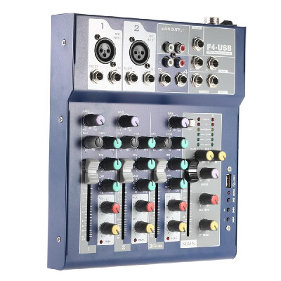 Professional Metal 4 Channel Live Mixer Mixing Console 3-Band EQ USB Function 48V Phantom with Bulit-in Effect Processor Mic Input
Professional Metal 4 Channel Live Mixer Mixing Console 3-Band EQ USB Function 48V Phantom with Bulit-in Effect Processor Mic Input