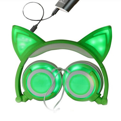 New Version Rechargeable Foldable Flash LED Diode Luminous Cat Headphones Backlit Headset for PC Computer Mobile Phone
New Version Rechargeable Foldable Flash LED Diode Luminous Cat Headphones Backlit Headset for PC Computer Mobile Phone
