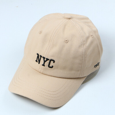 Embroidered multicolor NYC letter baseball cap female spring&autumn outdoor sun hat young students cap male sun hat
Embroidered multicolor NYC letter baseball cap female spring&autumn outdoor sun hat young students cap male sun hat