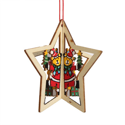 〖Follure〗1PC New Christmas Tree Ornaments Hanging Xmas Tree Party Decor 3D Wooden Pendant
〖Follure〗1PC New Christmas Tree Ornaments Hanging Xmas Tree Party Decor 3D Wooden Pendant