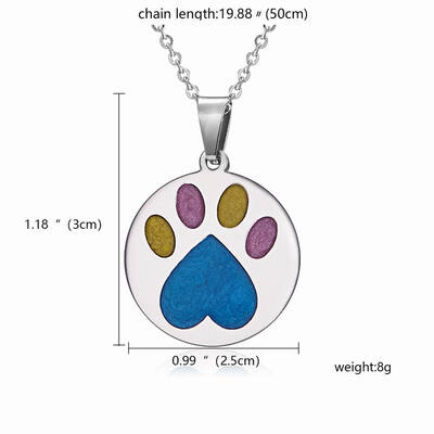 New Footprints Dog Claw Stainless Steel Enamel Hamsa Tree Flower Animal Elephant Jewelry Necklaces & Pendants Christmas Gifts
New Footprints Dog Claw Stainless Steel Enamel Hamsa Tree Flower Animal Elephant Jewelry Necklaces & Pendants Christmas Gifts
