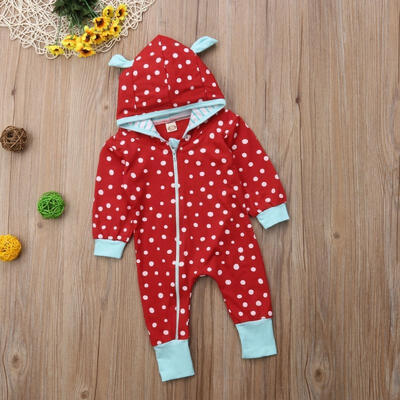 Cute Newborn Baby Boys Girls Christmas Polka Dot Long Sleeve Hooded Romper Jumpsuit Xmas Outfits Set
Cute Newborn Baby Boys Girls Christmas Polka Dot Long Sleeve Hooded Romper Jumpsuit Xmas Outfits Set