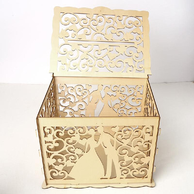 DIY Wooden Wedding Card Box with Lock&Card Sign Rustic Hollow Gift Card Holder for Reception Wedding Anniversary Party Decorat
DIY Wooden Wedding Card Box with Lock&Card Sign Rustic Hollow Gift Card Holder for Reception Wedding Anniversary Party Decorat
