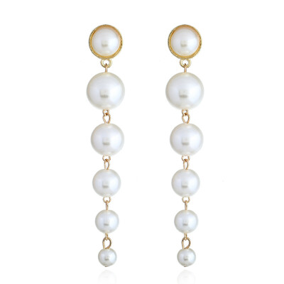 1 Pair Big Pearl Long Earrings Pearls String Statement Drop Dangle Earrings Women Girls Wedding Party Gift
1 Pair Big Pearl Long Earrings Pearls String Statement Drop Dangle Earrings Women Girls Wedding Party Gift
