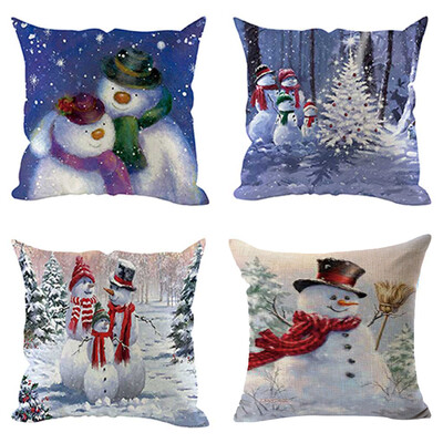 Siaonvr 4Pcs Christmas Pillow Cover Pillowcases Decorative Sofa Cushion Cover Decoration
Siaonvr 4Pcs Christmas Pillow Cover Pillowcases Decorative Sofa Cushion Cover Decoration