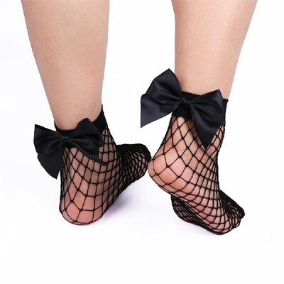 Fashion Women Harajuku Bow Knot Fishnet Socks Breathable Mesh Hollow Out Net Ankle Socks Sokken Black
Fashion Women Harajuku Bow Knot Fishnet Socks Breathable Mesh Hollow Out Net Ankle Socks Sokken Black