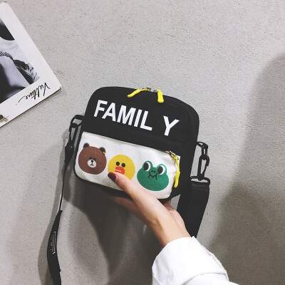 Cute small bag female 2019 new ins Japanese Harajuku student cartoon bag wild canvas shoulder Messenger bag
Cute small bag female 2019 new ins Japanese Harajuku student cartoon bag wild canvas shoulder Messenger bag