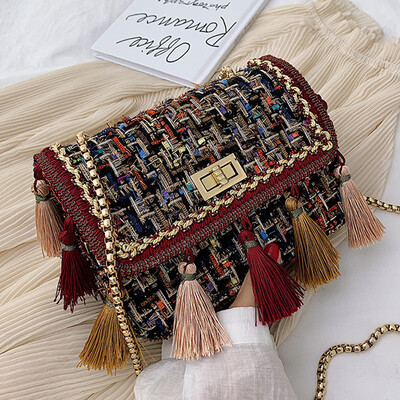 North bag foreign gas bag 2019 new Korean fashion woolen knit Joker chain shoulder slung small square bag
North bag foreign gas bag 2019 new Korean fashion woolen knit Joker chain shoulder slung small square bag