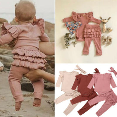 3-24M Baby Girl Outfit Long Sleeve Romper Bodysuit Ruffle Pants Legging Clothes
3-24M Baby Girl Outfit Long Sleeve Romper Bodysuit Ruffle Pants Legging Clothes