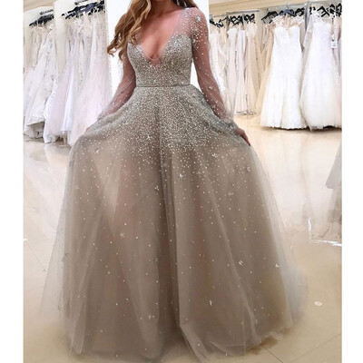 〖Follure〗Women Sexy Lace Sequin Solid Camis Back Hollow V-Neck Long Party Elegant Dress
〖Follure〗Women Sexy Lace Sequin Solid Camis Back Hollow V-Neck Long Party Elegant Dress