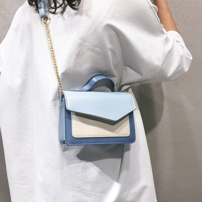 Net red small bag female 2019 new contrast color texture ocean shoulder bag wild chain small square bag Messenger bag tide
Net red small bag female 2019 new contrast color texture ocean shoulder bag wild chain small square bag Messenger bag tide