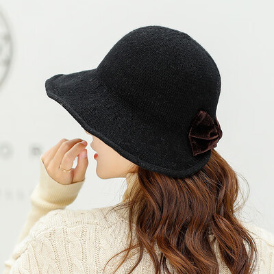 Autumn&winter new 100 sets of warm knitted wool cap Wool ladies Korean version after opening bow bow pure color pot cap
Autumn&winter new 100 sets of warm knitted wool cap Wool ladies Korean version after opening bow bow pure color pot cap