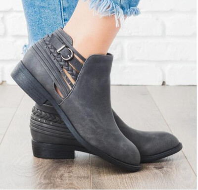 Rose Fashion Retro Womens Comfortable Low-Heele Zipper Non-Slip Roman Shoe Short Boot
Rose Fashion Retro Womens Comfortable Low-Heele Zipper Non-Slip Roman Shoe Short Boot