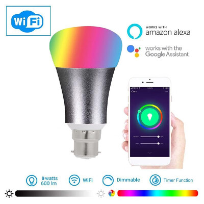 2105 Smart WIFI LED Bulb WIFI Light RGB Multicolor LED Bulb 9W E2627 Dimmable Light Phone Remote Control Compatible with Alexa Go
2105 Smart WIFI LED Bulb WIFI Light RGB Multicolor LED Bulb 9W E2627 Dimmable Light Phone Remote Control Compatible with Alexa Go