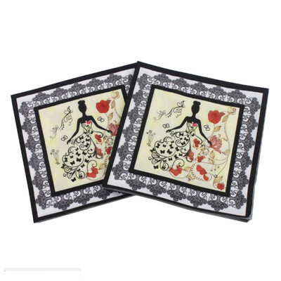 New Hot 20PCSPackLot Wedding Paper Napkin With Dress Girl Boy Ring Festas & Party Tissue Napkin Supply Decoration 33cm33cm
New Hot 20PCSPackLot Wedding Paper Napkin With Dress Girl Boy Ring Festas & Party Tissue Napkin Supply Decoration 33cm33cm