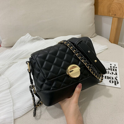 Womens bag Korean version of the tide rhombic chain small square bag texture shoulder bag wild Messenger bag tide tide
Womens bag Korean version of the tide rhombic chain small square bag texture shoulder bag wild Messenger bag tide tide