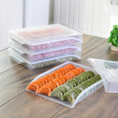 Clear Home Kitchen Frozen Dumpling Storage Box Refrigerator Fresh-keeping Tray
Clear Home Kitchen Frozen Dumpling Storage Box Refrigerator Fresh-keeping Tray
