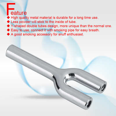 Greensen Metal Portable Double Tube Y Shaped Snuff Sniffer Snorter Smoking Accessories Snorter Snuff Sniffer
Greensen Metal Portable Double Tube Y Shaped Snuff Sniffer Snorter Smoking Accessories Snorter Snuff Sniffer