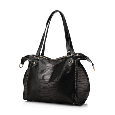 REALER brand fashion women genuine leather shoulder bags high quality crocodile pattern leather handbags female tote bag 2017
REALER brand fashion women genuine leather shoulder bags high quality crocodile pattern leather handbags female tote bag 2017