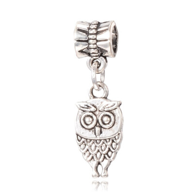 Tibetan Style Alloy European Dangle Beads Large Hole Pendants Owl Antique Silver 31mm Hole 5mm
Tibetan Style Alloy European Dangle Beads Large Hole Pendants Owl Antique Silver 31mm Hole 5mm