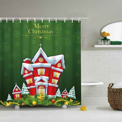 Gobestart Christmas Waterproof Polyester Bathroom Shower Curtain Decor With Hooks 66x72
Gobestart Christmas Waterproof Polyester Bathroom Shower Curtain Decor With Hooks 66x72