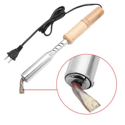 Soldering IronYmiko 1Pc 220V Electric Soldering Iron Solder Welding Chisel Tip Wood Handle Home Tool
Soldering IronYmiko 1Pc 220V Electric Soldering Iron Solder Welding Chisel Tip Wood Handle Home Tool