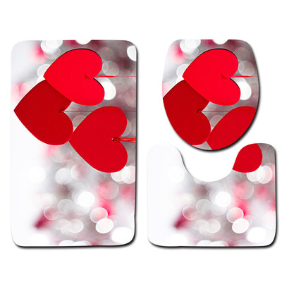 〖Follure〗3PCS Valentines Day Pattern Non Slip Toilet Seat Cover Rug Bathroom Set Decor
〖Follure〗3PCS Valentines Day Pattern Non Slip Toilet Seat Cover Rug Bathroom Set Decor