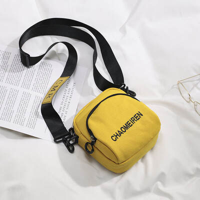 Ins bag female 2019 new wave casual letter shoulder small round bag Korean version of the simple solid color canvas Messenger bag
Ins bag female 2019 new wave casual letter shoulder small round bag Korean version of the simple solid color canvas Messenger bag