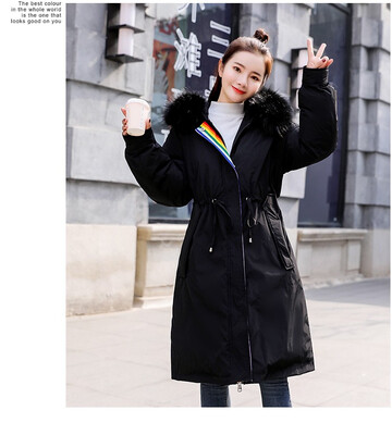 Cotton clothes winter fashion loose thick thick long down jacket with large cotton collar coat
Cotton clothes winter fashion loose thick thick long down jacket with large cotton collar coat