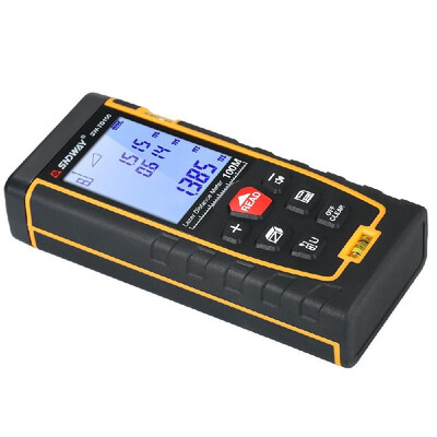 SNDWAY Handheld Digital Laser Distance Meter Portable Mini Range Finder High-precision Rangefinder with 30 Groups Data Storage LCD
SNDWAY Handheld Digital Laser Distance Meter Portable Mini Range Finder High-precision Rangefinder with 30 Groups Data Storage LCD