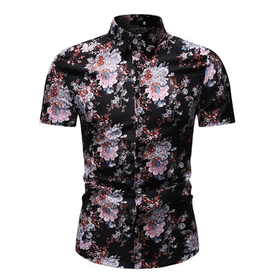 Tailored Mens Summer New Style Hawaiian Printed Short-Sleeved Shirt Fashion Blouse Top
Tailored Mens Summer New Style Hawaiian Printed Short-Sleeved Shirt Fashion Blouse Top